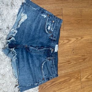 AGOLDE denim shorts